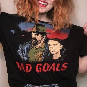 🌈SOLD🌈Stranger Things “DAD GOALS” tee